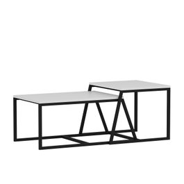 Hanah Home Mesa de Centro Minimal - Blanco
